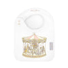 atelier choux satin bib carousel pink