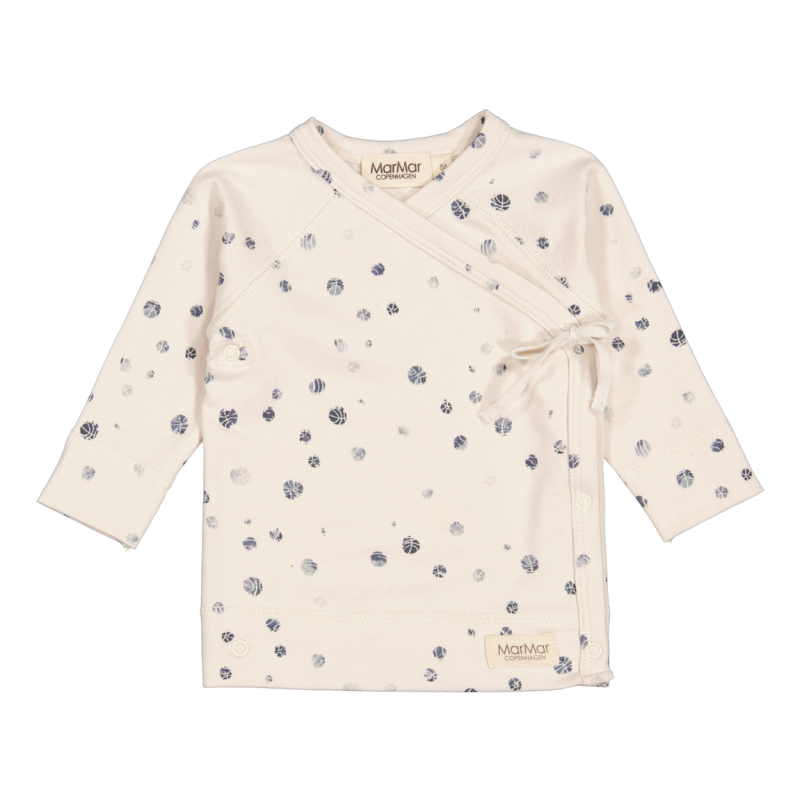 marmar copenhagen tut wrap long sleeve baby top marbles