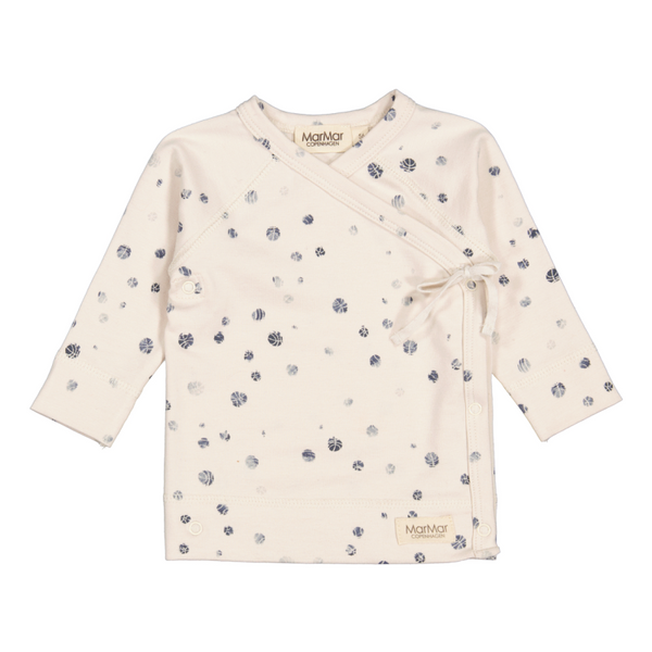 marmar copenhagen tut wrap long sleeve baby top marbles