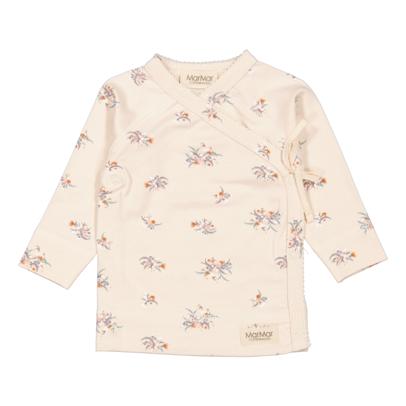 marmar copenhagen tut wrap long sleeve baby top autumn bloom