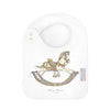 atelier choux satin bib rocking horse