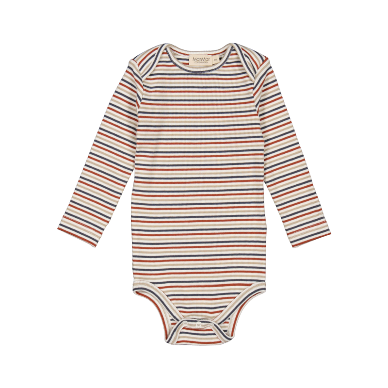 marmar copenhagen ben baby bodysuit stripe mix – kodomo