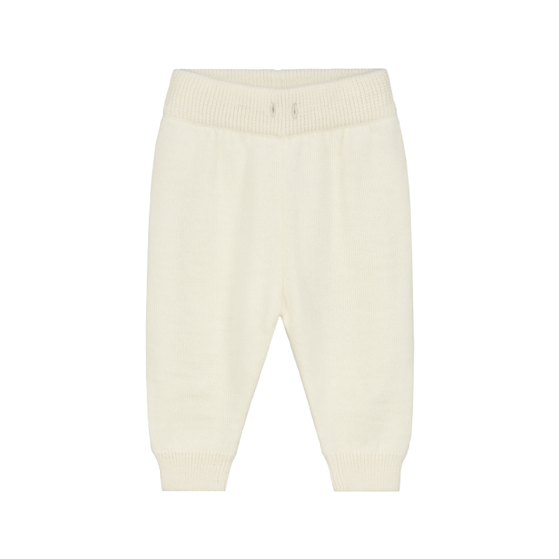 gray label baby knitted legs cream