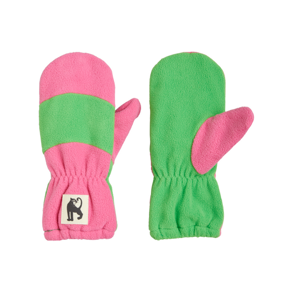 mini rodini fleece panel gloves