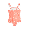 mini rodini seagull frill swimsuit pink