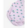 bobo choses funny snail all over baby body lavender