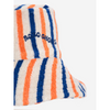 bobo choses stripes terry cloth baby bucket hat offwhite