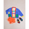 bobo choses terry cloth baby shorts red