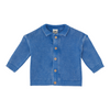 bonton lucien baby cardigan blue mediterranean