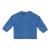 bonton lucien baby cardigan blue mediterranean