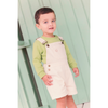 bonton lazlo baby short dungaree ecru