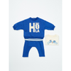 arsene & les pipelettes fabricio hola baby sweatshirt cobalt