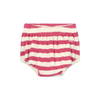 gray label baby terry bloomer cherry/cream