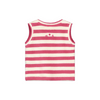 gray label baby terry baby tank top cherry/cream