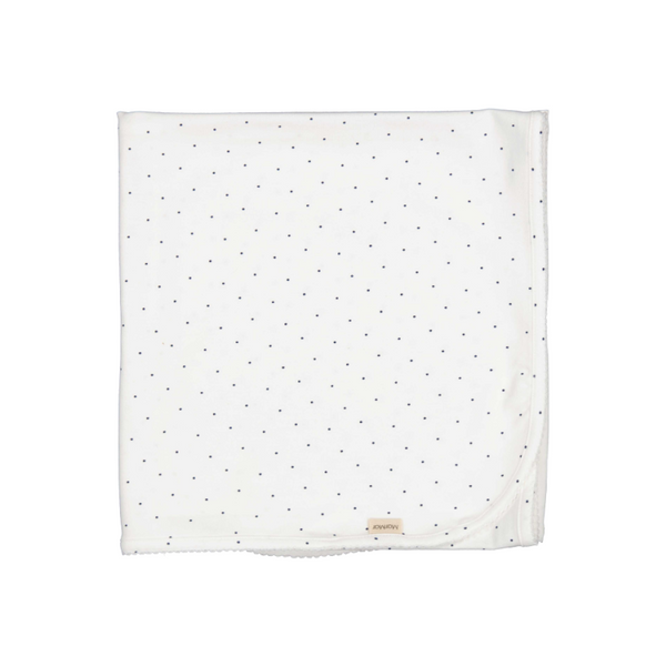 marmar copenhagen alida baby blanket blue dot