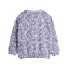 mini rodini mini leopard aop sweatshirt purple