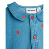 mini rodini mini hearts aop woven dress blue