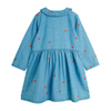 mini rodini mini hearts aop woven dress blue