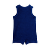 mini rodini bees emb terry baby summersuit blue