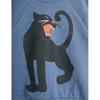 mini rodini panther sp melange sweatshirt blue