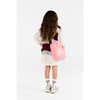 the animals observatory blobfish kid cardigan vest maroon stripe