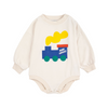 bobo choses bobo choo choo baby body sweatshirt white