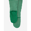 bobo choses race car knitted footed baby leggings light green
