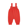 bobo choses bobo choo choo knitted overall red