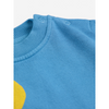 bobo choses striped duck baby sweatshirt blue