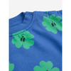 bobo choses lucky clover all over baby sweatshirt blue