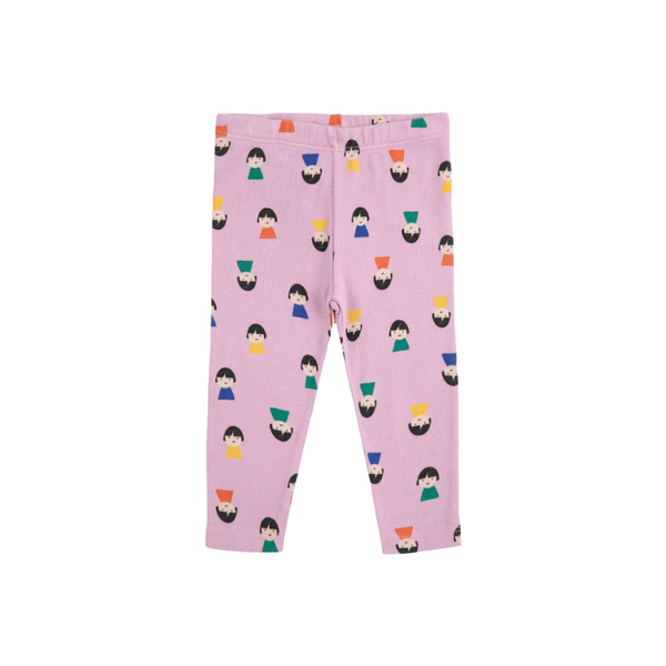 bobo choses game pawns all over baby leggings lavender