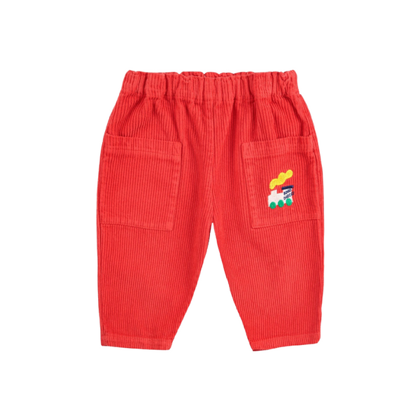 bobo choses bobo choo choo corduroy baby pants red