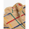 bobo choses stripe color sheepskin baby jacket offwhite