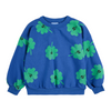 bobo choses lucky clover all over sweatshirt blue
