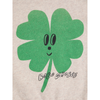 bobo choses lucky clover raglan sweatshirt heather gray