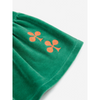 bobo choses clover velvet skirt green