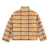 bobo choses color stripes sheepskin jacket beige