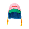 bobo choses color block winter cap pink multicolor
