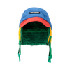 bobo choses color block winter cap blue multicolor