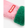 bobo choses bicolor mittens pink