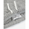 bobo choses quilted baby jogging pants light heather gray