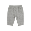 bobo choses quilted baby jogging pants light heather gray