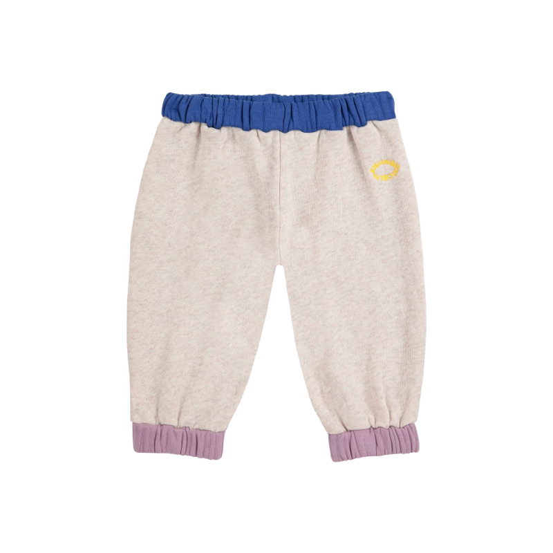 bobo choses color block baby jogging pants offwhite