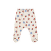bobo choses toys all over footed baby leggings offwhite