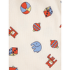 bobo choses toys all over footed baby leggings offwhite