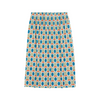 bobo choses geometric pencil pleated skirt offwhite
