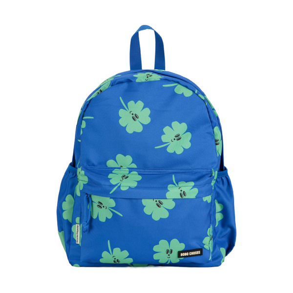 bobo choses clover all over backpack blue