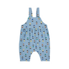 bobo choses game pawns all over light denim baby overall light blue