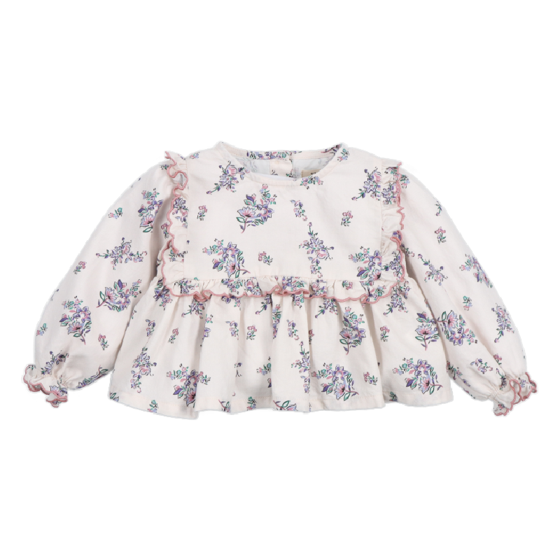 the new society emma baby blouse white