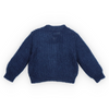 the new society lina baby cardigan infinite navy